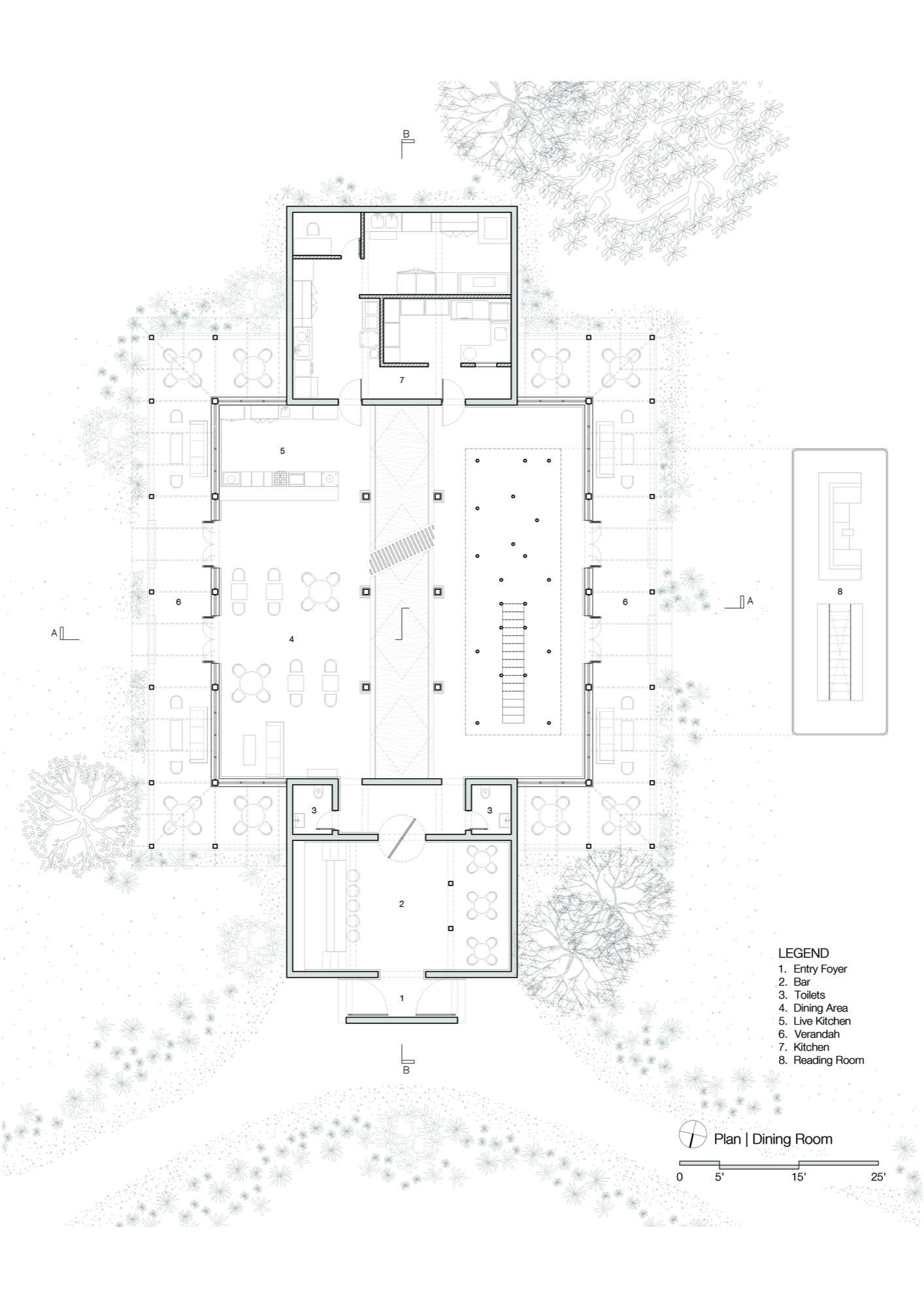 Island Resort, Andaman Islands — sketch by Studio Pomegranate