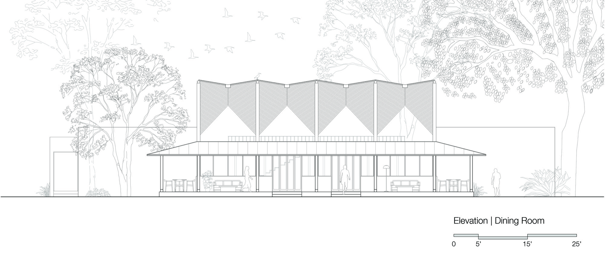 Island Resort, Andaman Islands — sketch by Studio Pomegranate