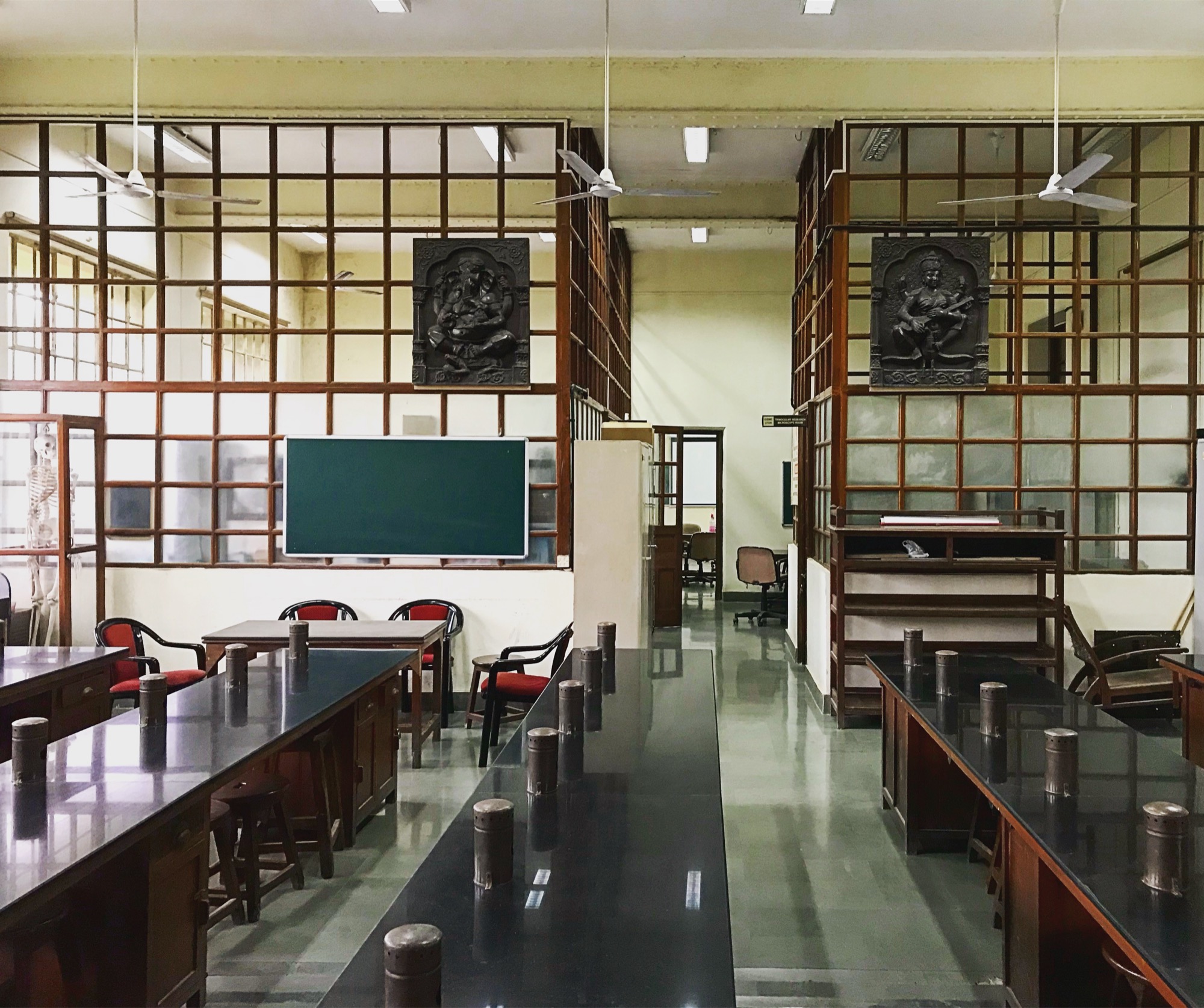 Ladies Common room, KEM Hospital, Mumbai — Restoration + Retrofitting · Culture + Exhibition design by Studio Pomegranate