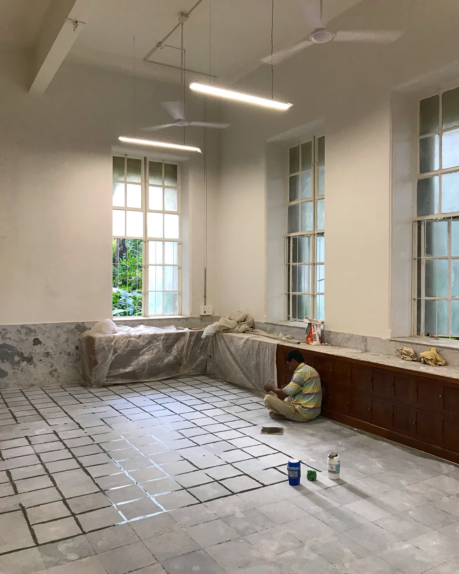 Ladies Common room, KEM Hospital, Mumbai — Restoration + Retrofitting · Culture + Exhibition design by Studio Pomegranate