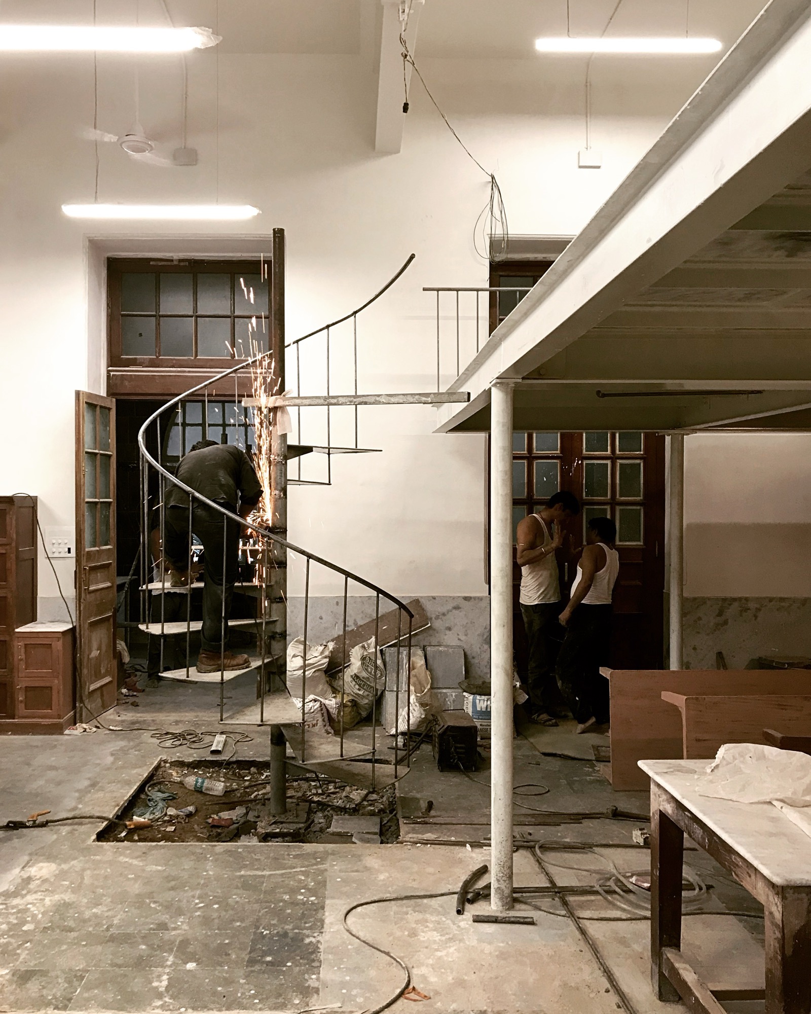 Ladies Common room, KEM Hospital, Mumbai — Restoration + Retrofitting · Culture + Exhibition design by Studio Pomegranate