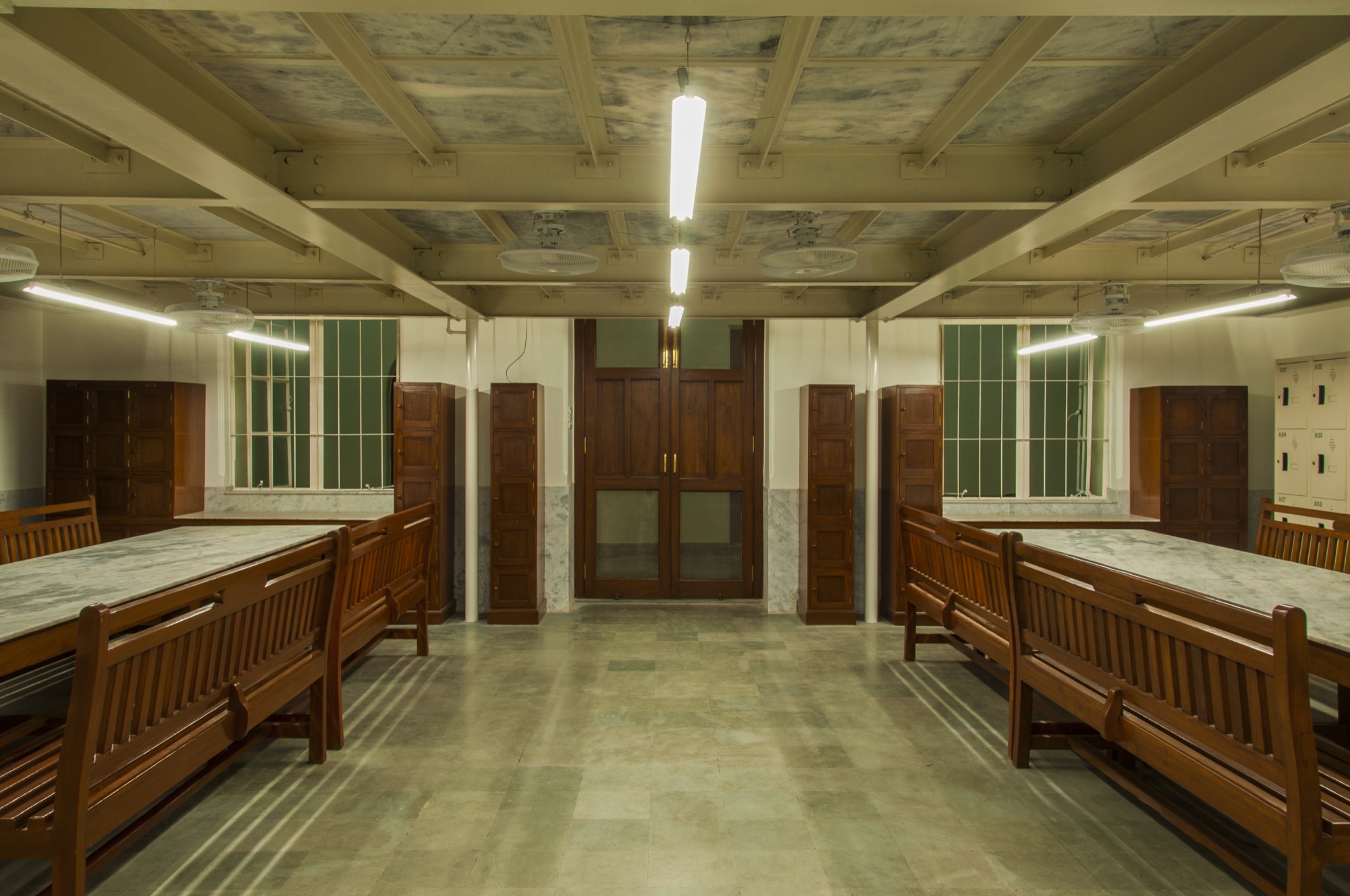 Ladies Common room, KEM Hospital, Mumbai — Restoration + Retrofitting · Culture + Exhibition design by Studio Pomegranate