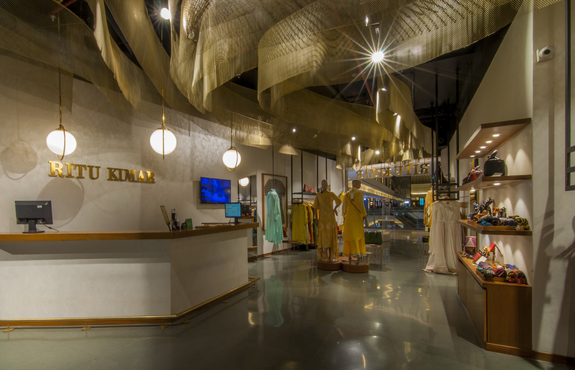 Ritu Kumar Store, Lower Parel — Retail by Studio Pomegranate