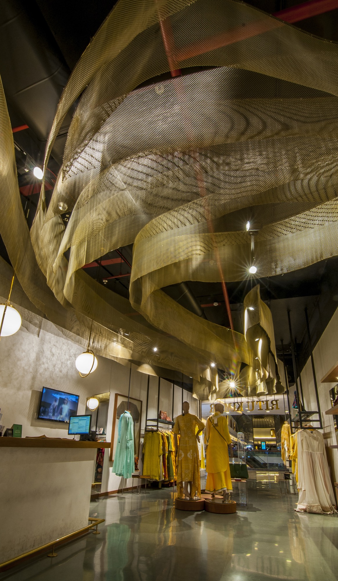 Ritu Kumar Store, Lower Parel — Retail by Studio Pomegranate