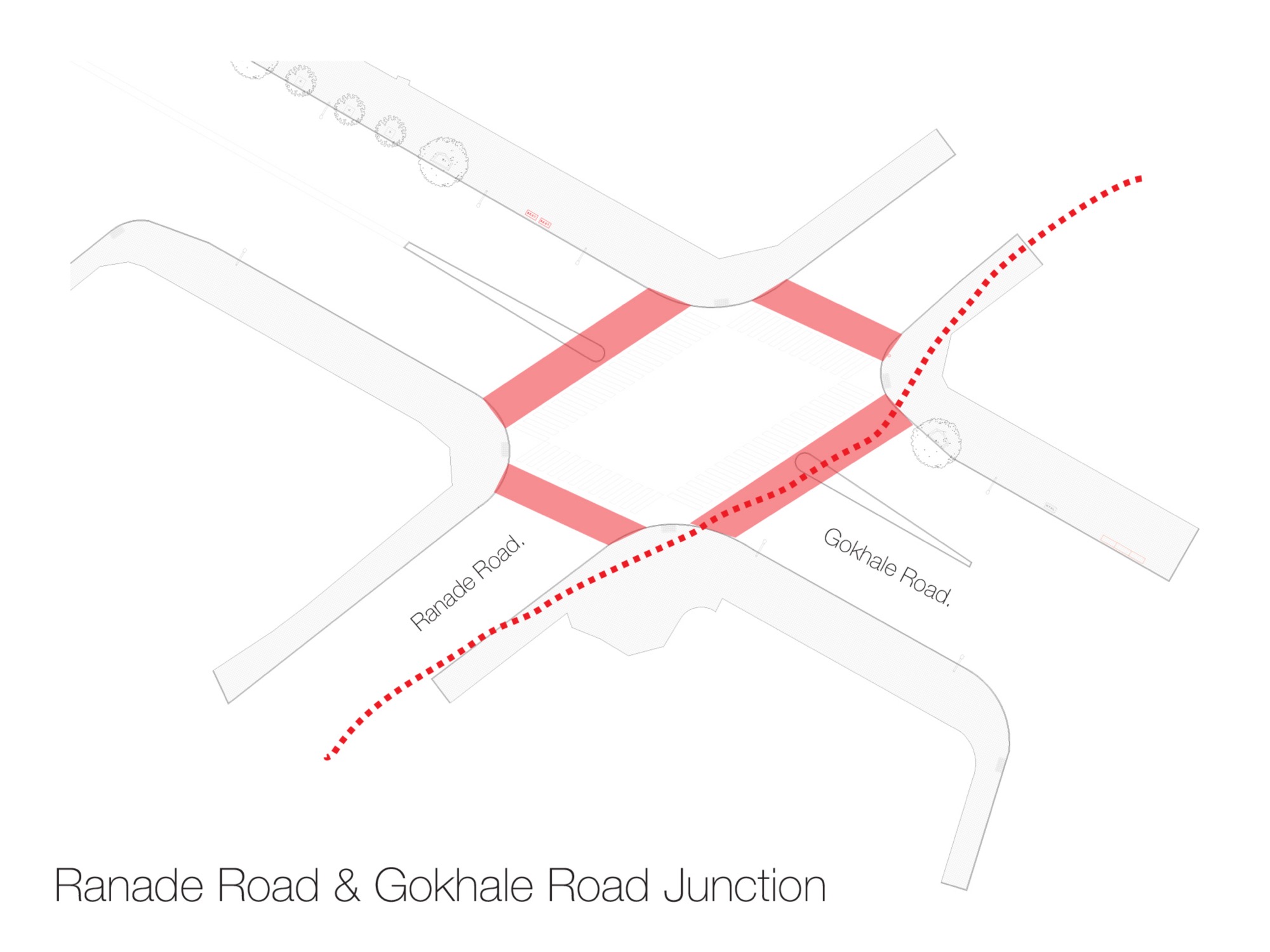 Walking spaces in Dadar — Urban Design by Studio Pomegranate
