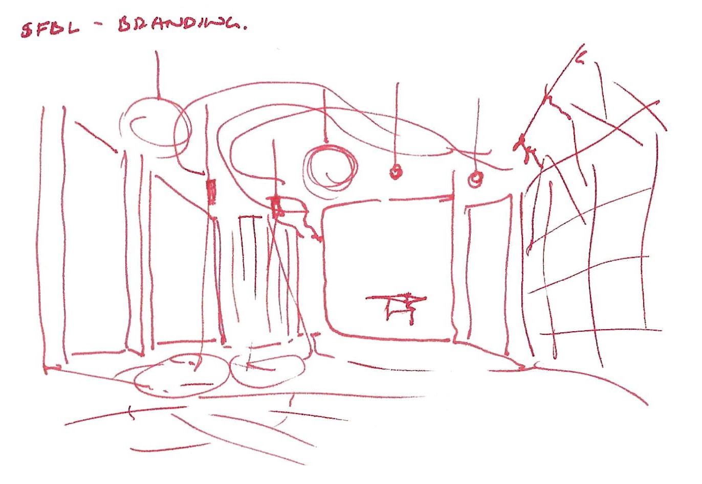 Office for Music Videos — sketch by Studio Pomegranate